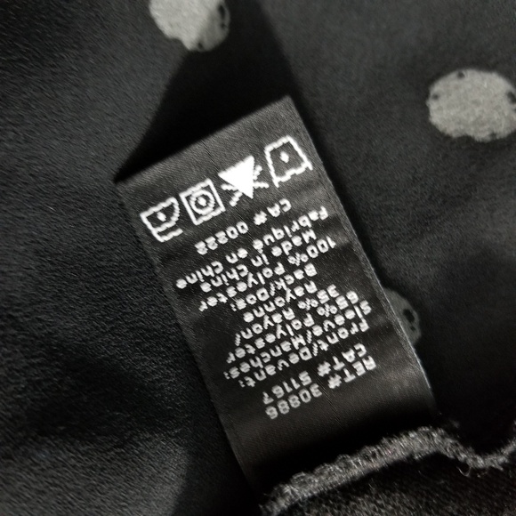 ATTITUDE | sheer stripe & polka-dot cardigan - Picture 5 of 6